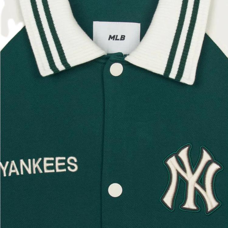 New MLB New York Yankees Jackets Coats Unisex Dark Green 3AJPV0444-50GND