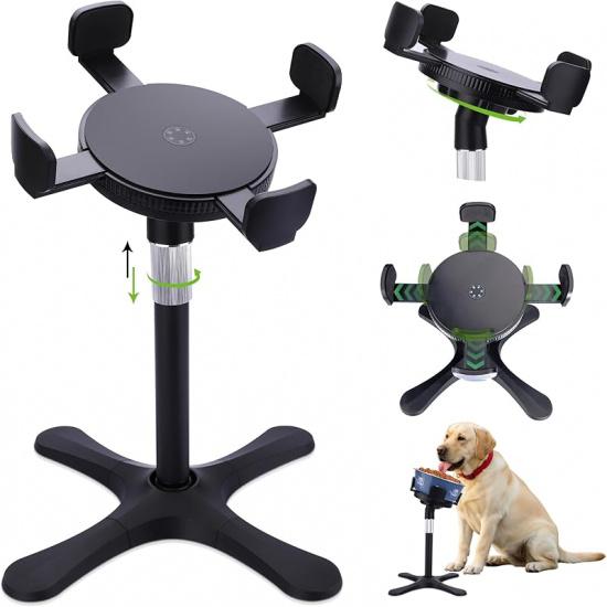 Dog Bowls Elevated Adjustable Stand, Raised Bowl with 3 Heights & Tilted Feeding Stand, Compatible with Various Bowls, for Medium & Large Breeds (1