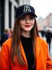 1pc Black Unisex 26 A-Z Letter Baseball Cap, Adjustable Casual Breathable Sunscreen Cap, Suitable For Outdoor Daily Wear