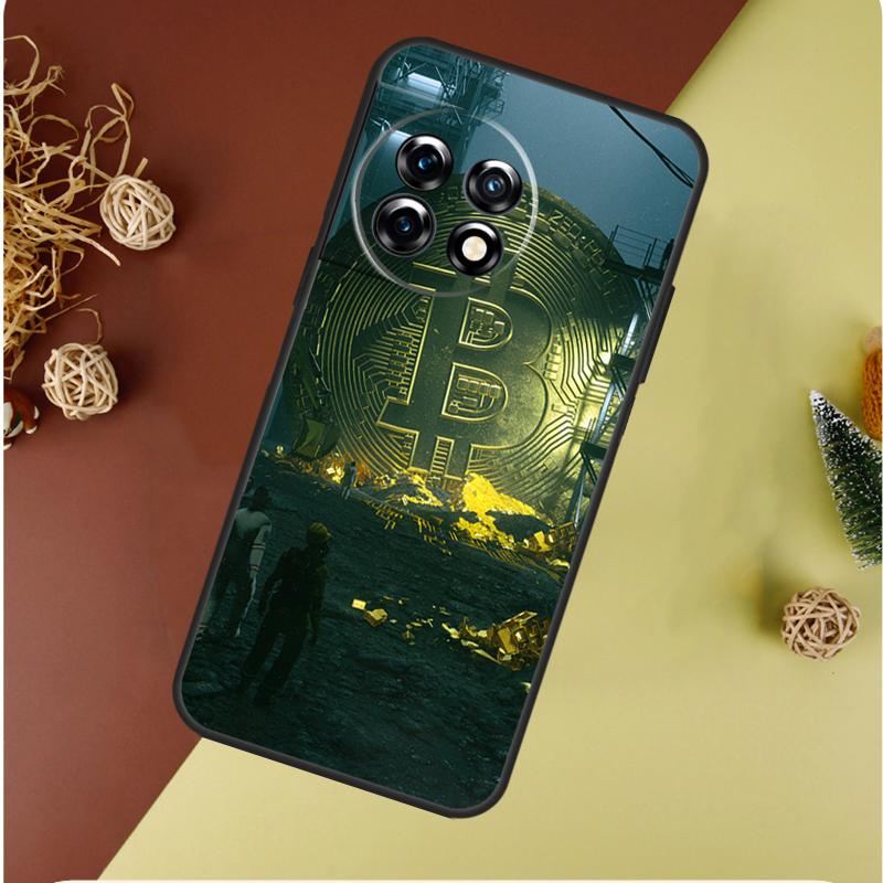 Bitcoin BTC For OnePlus Nord 4 CE 3 2 Lite N20 N30 9 10 Pro 8T 9RT 10T 10R 13R 12R 11 12 13 Phone Case