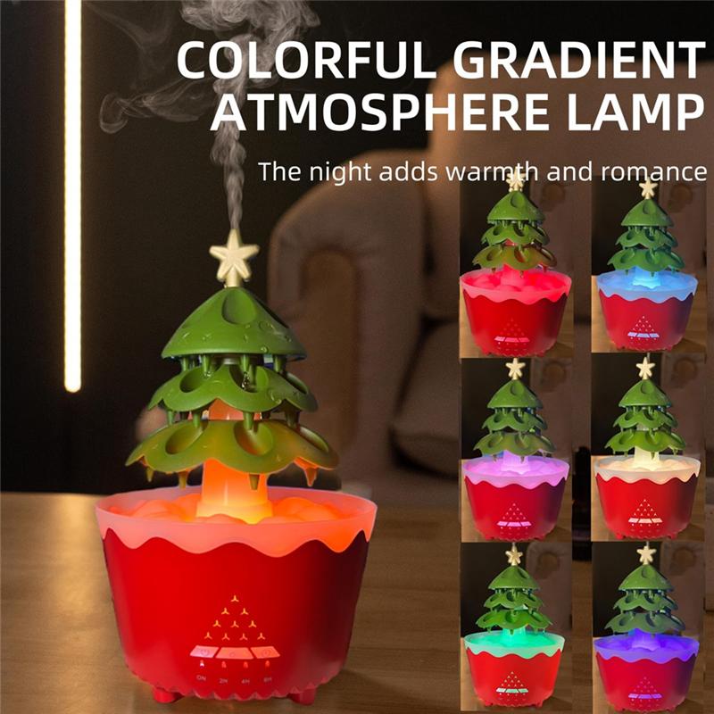 M-Modern-Christmas Lucky Tree Essential Oil Aromatherapy Machine Household Silent Small Humidifier Home Gift