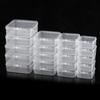 Flip Cover Transparent Storage Box Rectangle Sewing Storage Box  Jewelry Storage