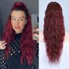Synthetic Ponytail Hair Extension With Drawstring Wavy Long Water Wave Style Clip-in Or Tie-on Women