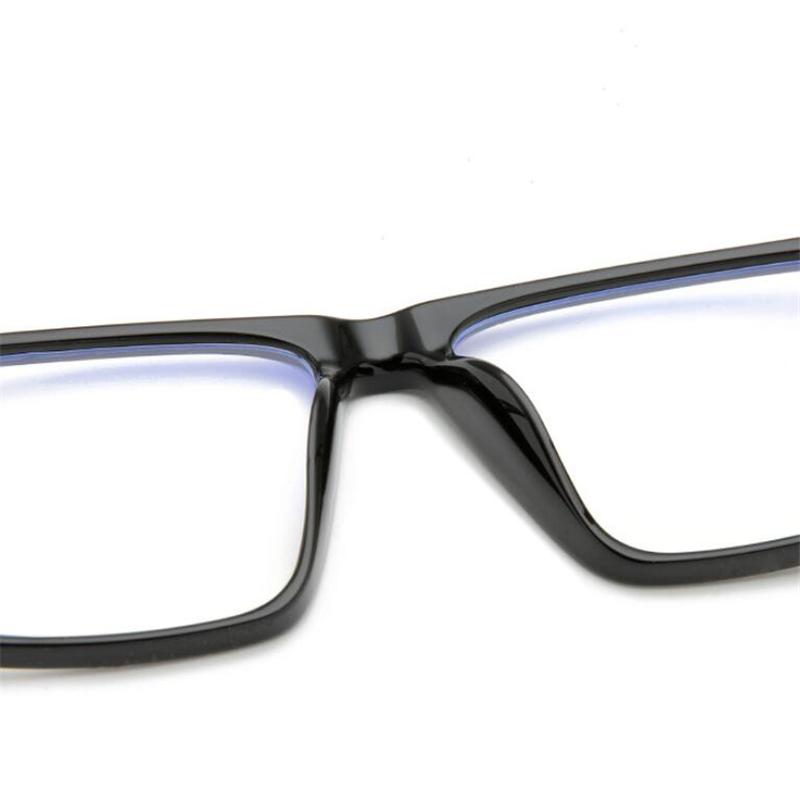 TR90 Oversized Square Diopter Glasses Anti Blue Light Photochromic for Women Men Hyperopia Nearsighted