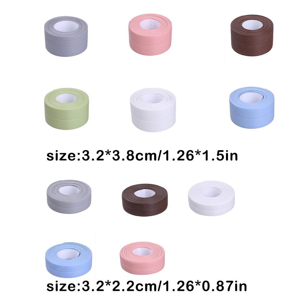 Sealing Strips Mildew-Proof Colorful Wall Sticker Anti-mold Strong Self Adhesive Tape Toilet Corner Windows Shower Stove