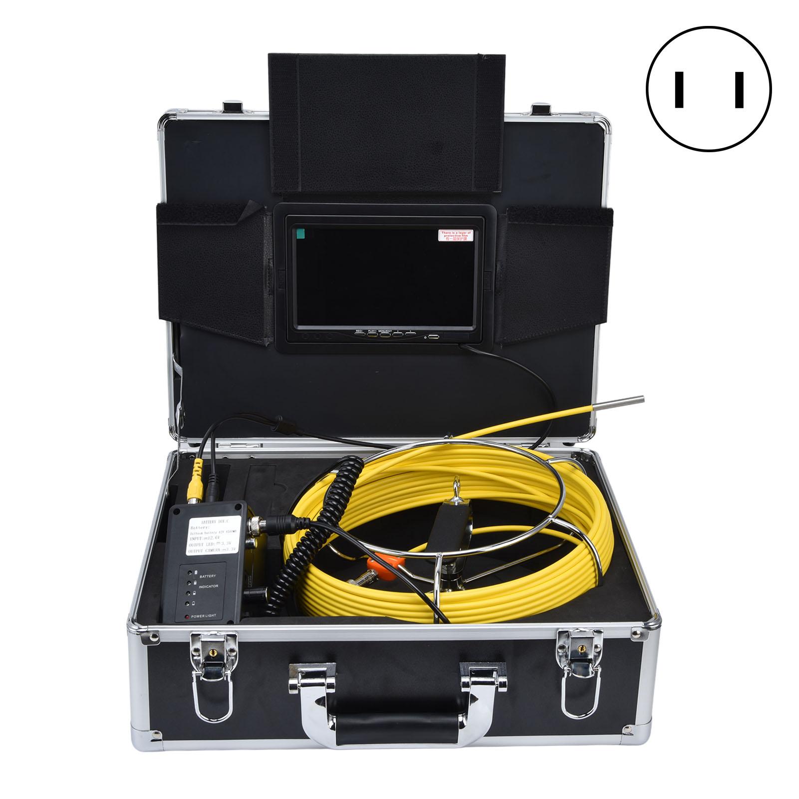 

7-дюймовый 6,5-мм трубопроводный эндоскоп, инспекционная камера, видеоэндоскоп, бороскоп для водопроводных труб 100240ВУК