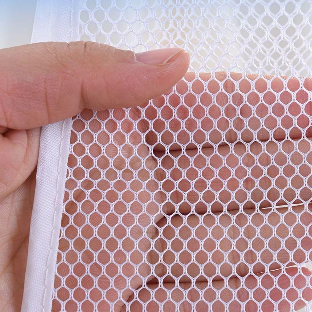 2Pcs Windproof Slippers Sneakers Drying Racks Folding Mesh Laundry Bag Shoe Drying Net  for Home