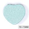 1 Piece Dual Sided Portable Heart Shaped Compact Mirrors Folding Makeup Mirror Travel Size High Definition Pocket Vanity