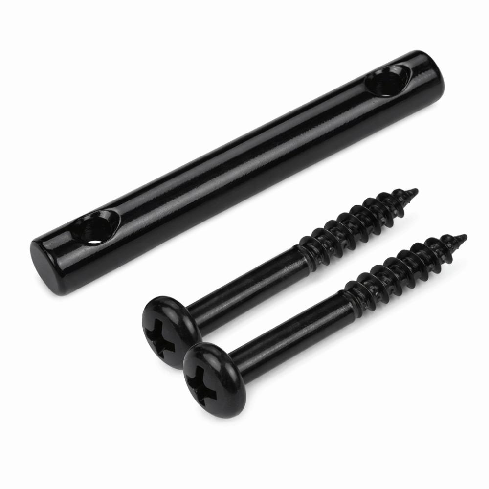 4PCS Black/Silver String Retainer Bar 48mm(1.89in) Headstock String Trees For Electric Guitar