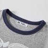 2026 Summer Boys Korean Style Dinosaur Round Neck Cotton T-shirt