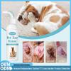 Pet Ear Cleaning Solution - Safe for Kittens, Puppies, Bichon, Teddy - Removes Odor & Earwax