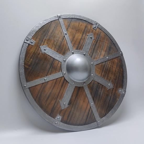 60.96 Cm Wooden Shield, Medieval Viking Shield, Viking Replica Shield, Medieval Warrior Shield
