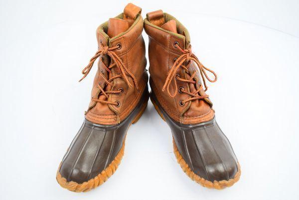 USA LaCrosse SUBURBAN Leather Hunting Bean Boots [25.0/Brown] Waterproof Outdoor(USED)