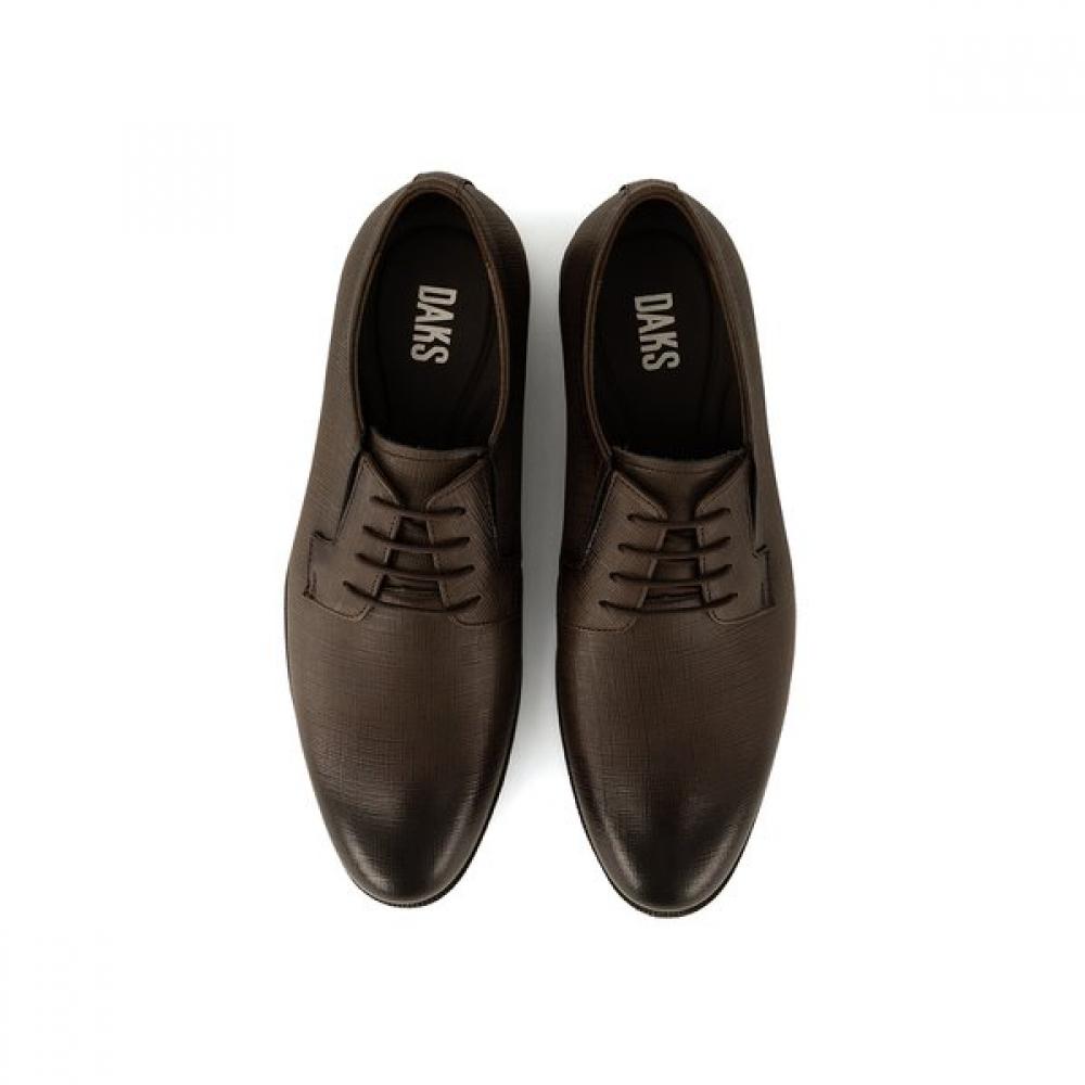 Daks Men S Comfort Gift No.1 Saffiano dreSS ShoeS Dmx279 Ke20  Brown 