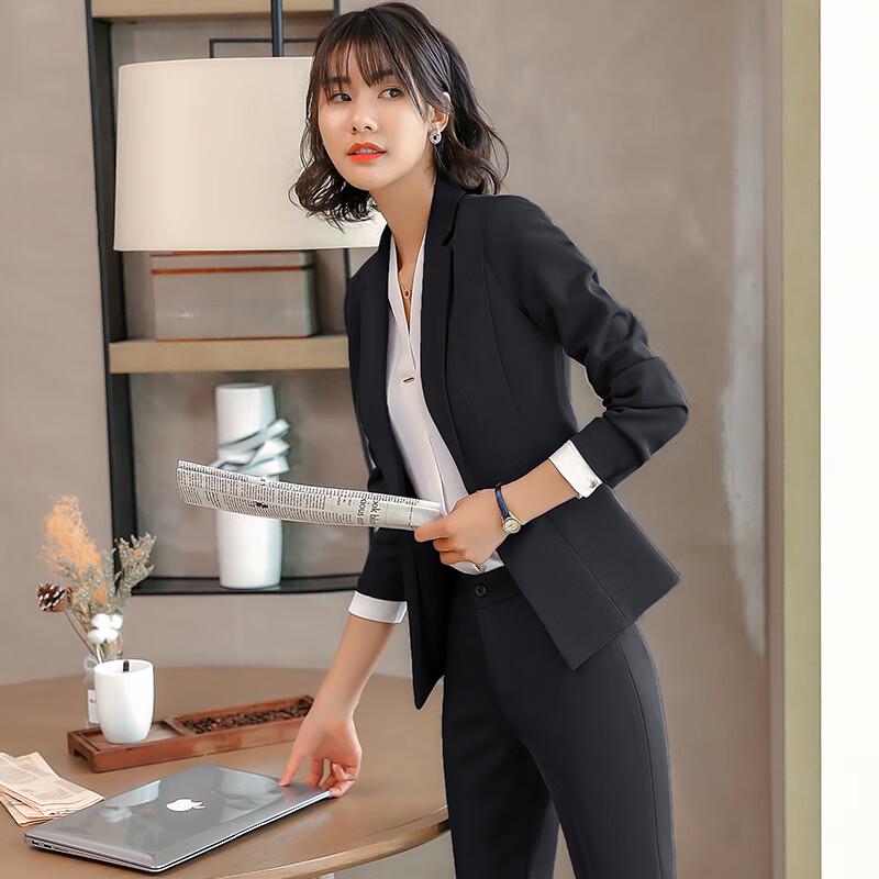 

Trojman Women s Wrinkle-Free Professional Suit Set M