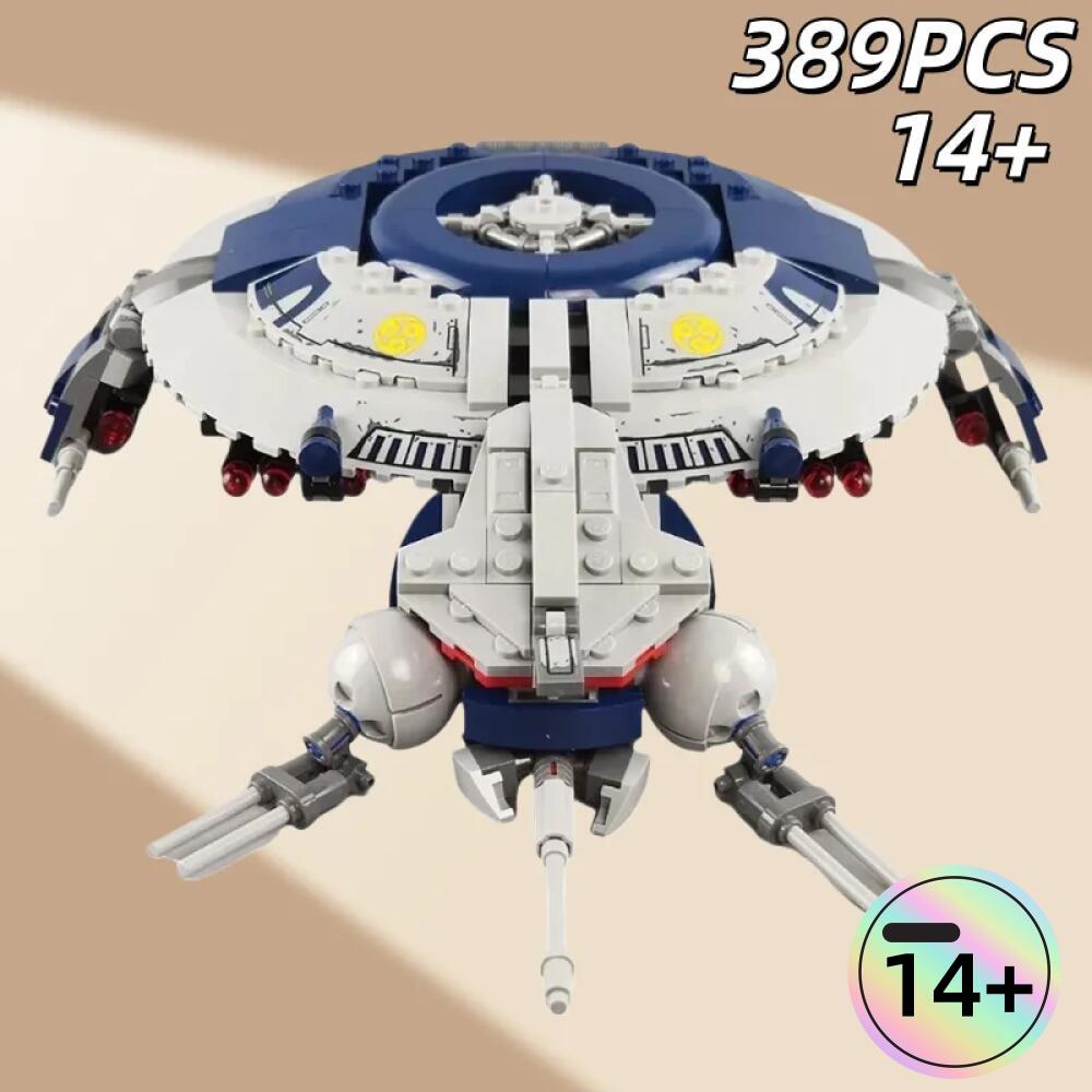 2026 Hot  FIT 75233 Droid Gunship Building Blocks Model Bricks Space Fight Fighter 389PCS Birthday Christmas Gifts