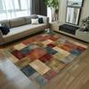 Vintage Patchwork Muster Teppich Matte Teppich Weich Rutschfest Bodenmatte für Wohnzimmer Schlafzimmer Heimdekoration Teppiche für Schlafzimmer