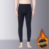 Men's Insulated Non-Shedding Fleece Base Layer Pants - Comfortable, Warm, Dirt-Resistant, Plus Velvet Thickened for Autumn and Winter.