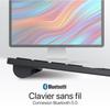 Clavier sans fil - T'nB - iClick - Rechargeable - Ergonomique - Ultra fin