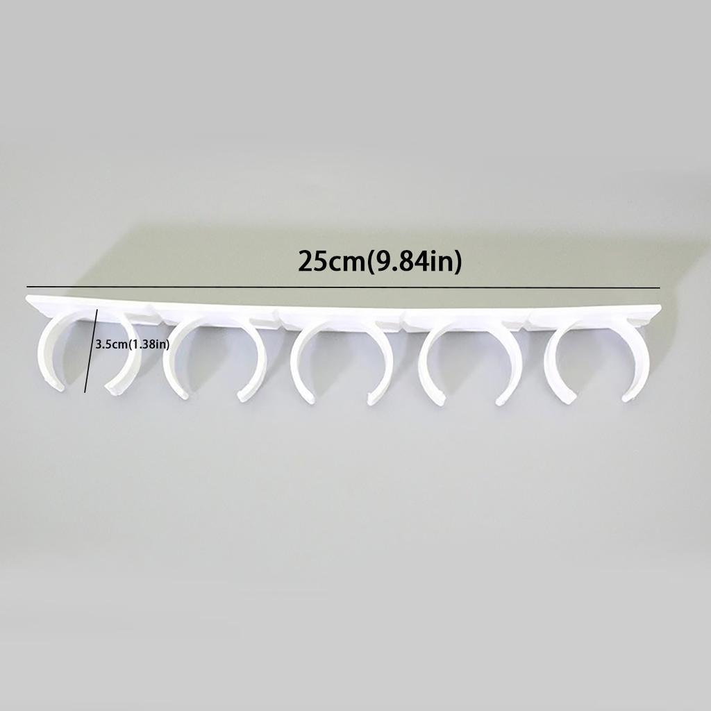 No-Punch Spice Rack Storage Plastic Storage with 3.5cm Hooks No-Punch Paste Neatly Storing Spice Bottles For Kitchen Use