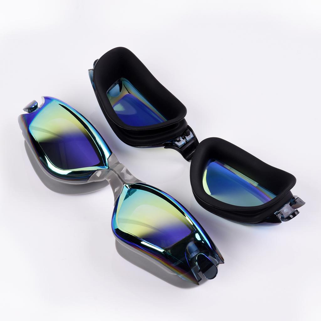 Men's High-definition Waterproof and Fog-proof Swimming Glasses Men's and Women's Adult Eye Protection Colorful Swimming Goggles