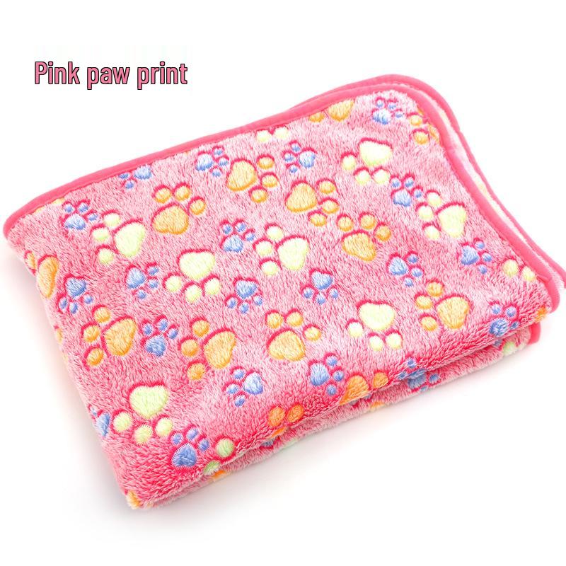 

Подушка и кровать для сна питомцев из кораллового флиса Four Seasons - Теплое одеяло для собак и кошек XL 104*76CM