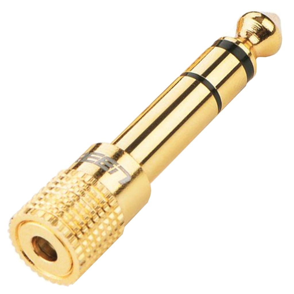 Adapter / Przejściówka Ugreen 20503 Z 6,5 Mm Jack Na 3,5 Mm Mini Jack  (Złota)