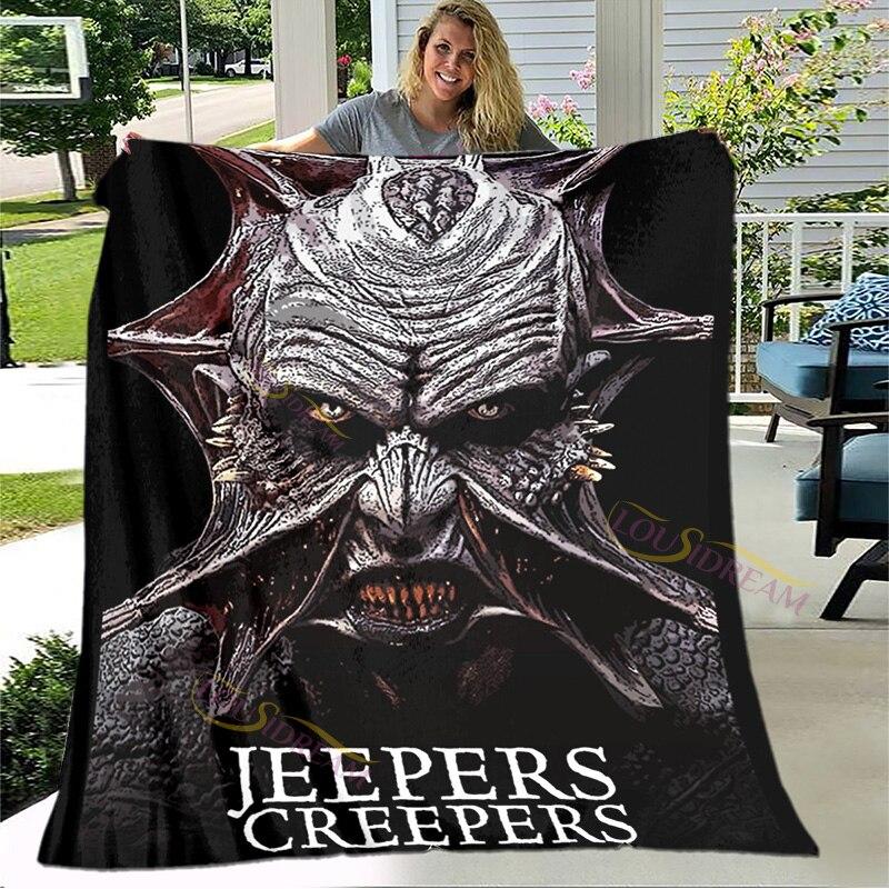 Jeepers Creepers Queen Size Blanket Super Soft Flannel Blanket Throws Blankets Home Decor House Office Lightweight Sofa Nap