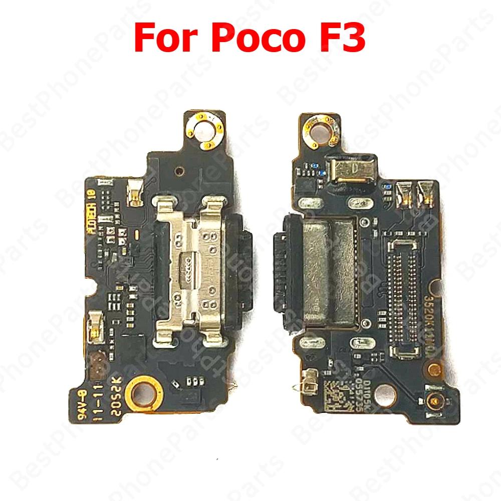 Scheda di Ricarica Per Xiaomi Poco F6 F5 F4 F3 GT F2 Pro Pocophone F1 Porta di Ricarica Connettore USB Piastra Dock PCB Presa Parti del Telefono