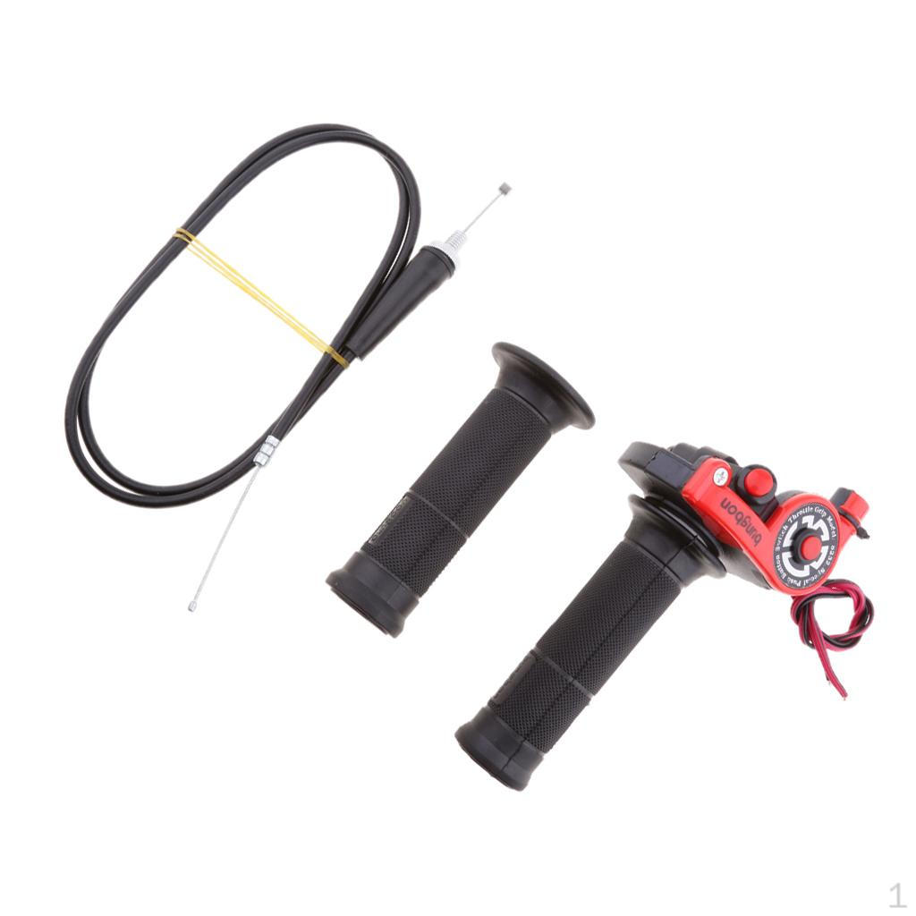 1 пара рулей, ручка газа, трос для использования