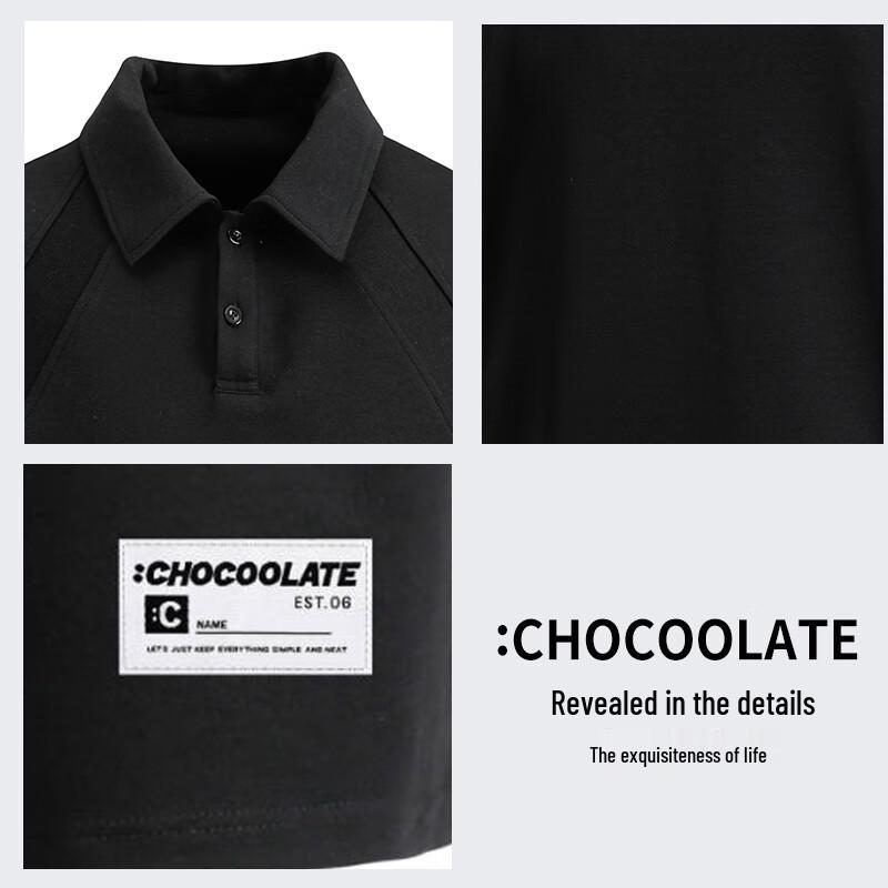 CHOCOOLATEit Herren Kurzarm Poloshirt