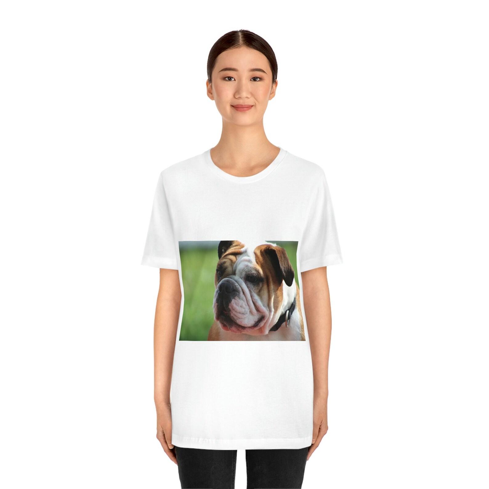 Bulldog Graphic Tee: Unisex Jersey Short Sleeve T-Shirt 2XL