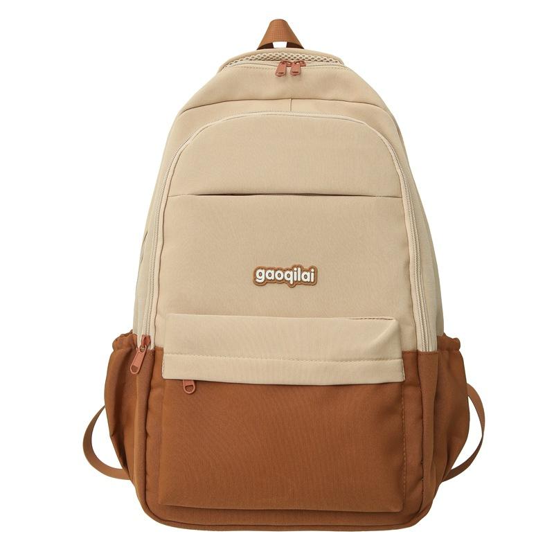 Men's Schoolbags College Student Computer Backpacks Women's Trendy Travel Backpacks