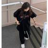 Unisex Pure Cotton Loose Fit Retro T-Shirt for Men, Women, and Plus-Size Chubby Individuals - Trendy Half Sleeve Couple Outfit.