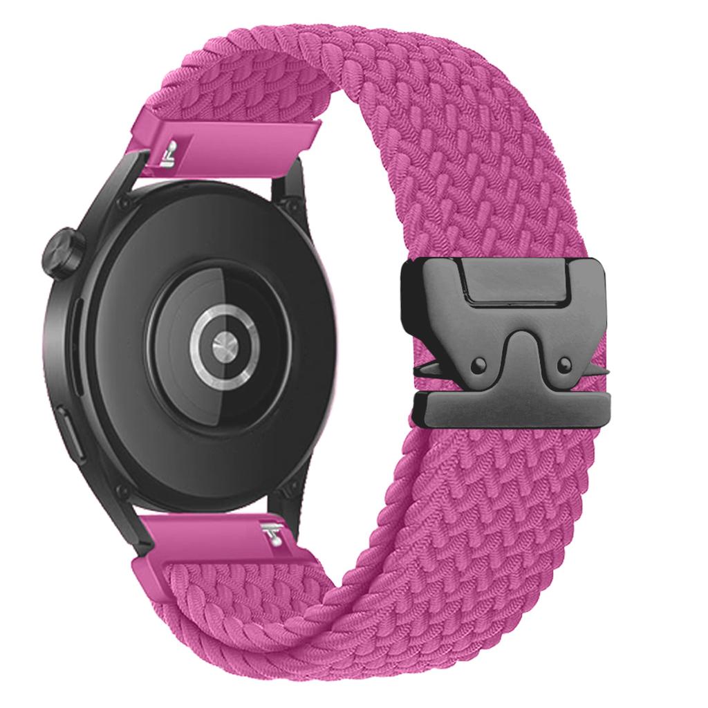 Braided Solo Loop Band For Galaxy Watch 7/FE/6/5/pro/4/Classic Bracelet Correa Huawei Watch GT 2 3 Pro 4 20mm 22mm Watch Straps