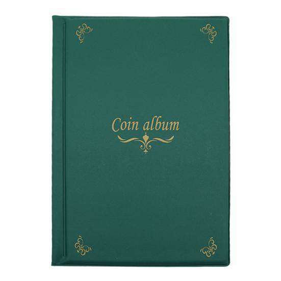 Coin Collection Book 10 Pages 150 Pockets Transparent PVC Multi-purpose Stamps Commemoration Medals Challenge Coin Organizer