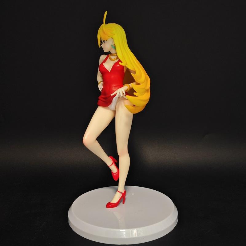 Panty Anime Figure Panty Plus Stocking Featuring Garterbelt Strap Angel Blonde Girls Statue Desktop Chassis Decor Collectible Model