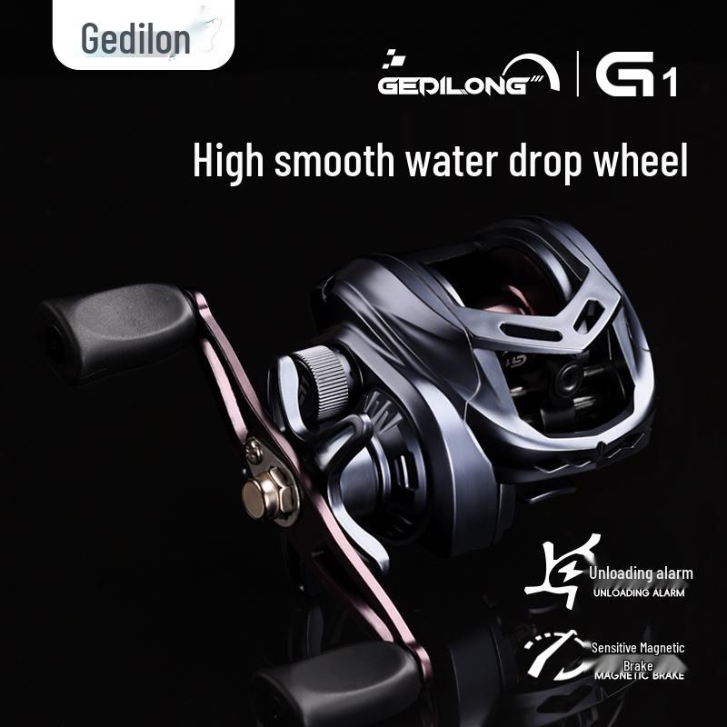 Full Metal Anti-Backlash Baitcasting Fishing Reel for Long Casts