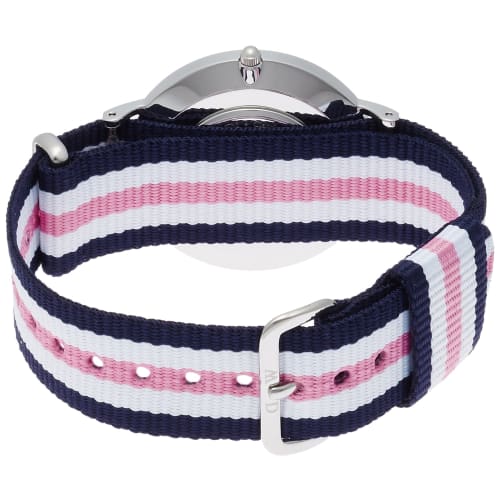 Daniel Wellington Classic Southampton Watch, White Dial, Nylon Strap, DW00100050