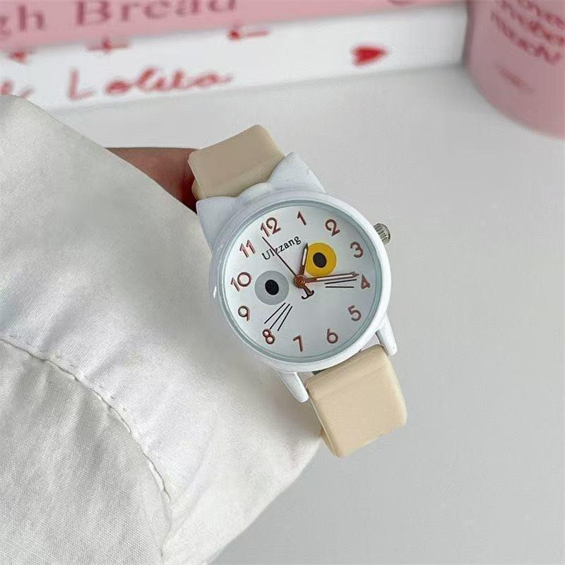 Children's watch ins style high value primary and secondary school students simple and cute cartoon quartz watch