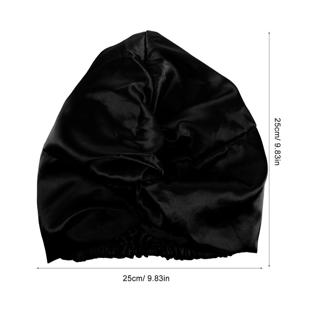 Stretchy Cross Satin Bonnet Hair Wrap Women Elastic Cap Adult Hat Beauty Makeup Chemotherapy Warm Comfortable