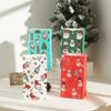 8PCS Christmas Kraft Paper Bags Snowman Gift Wrapping  Party Favors Decoration