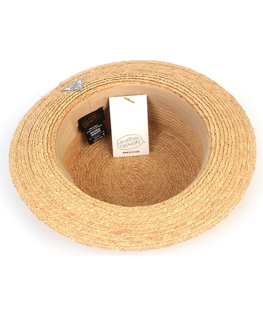 Yunibeosyeolkemiseuteuli Soft Raffia Short Panama Hat Panama Hat