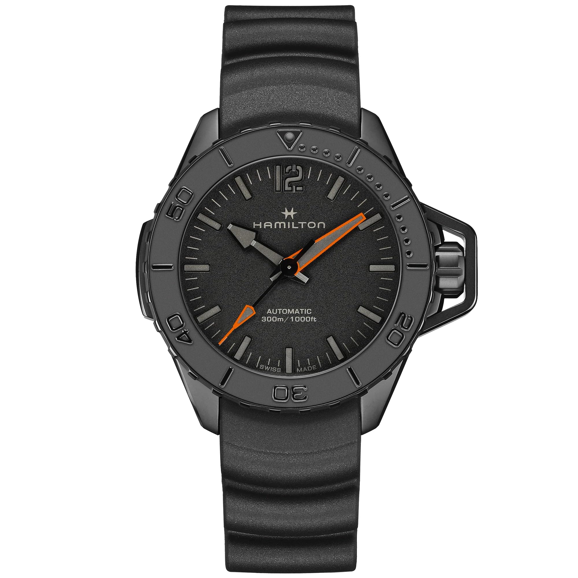 

HAMILTON Watch Genuine Warranty Khaki Navy Open Water Auto Mechanical Automatic Winding H77845330 Gent Imported [Hamilton] [Regular Product]