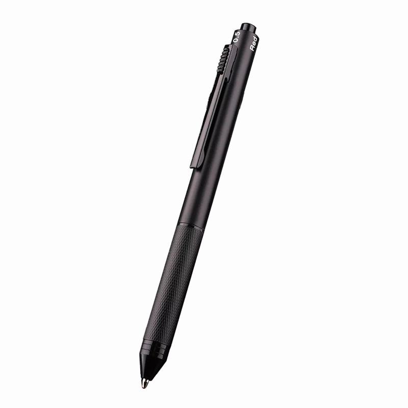 4-in-1 Multifunktionsstift: Mehrfarbiger Kugelschreiber, Druckbleistift, Gelstift mit Schwerkraft-Sensor-Technologie