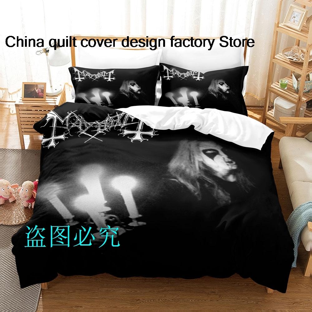 Mayhem Bedding Set Single Twin Full Queen King Size Bed Set Adult Kid Bedroom Duvetcover Sets 3D Print Anime Bed Sheet Set