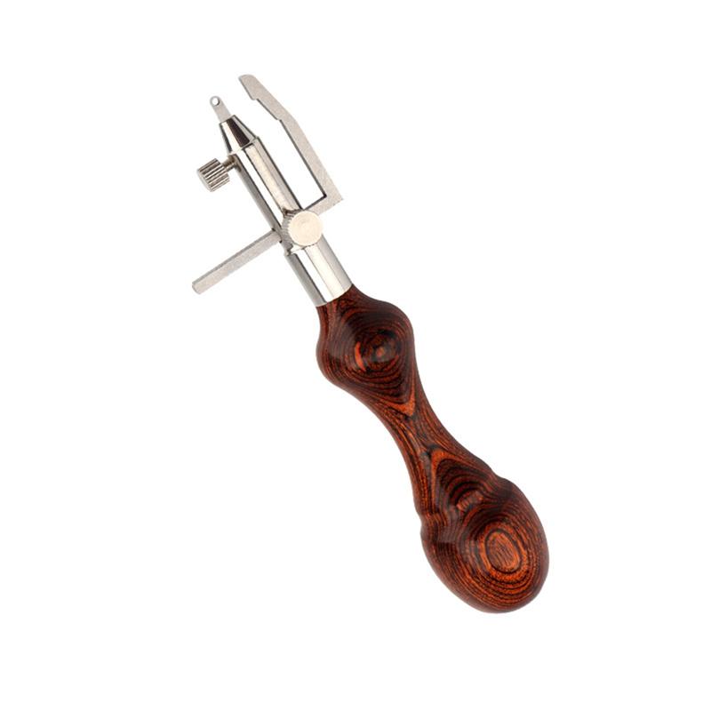 Edge Trimming Handmade Leather Slotting Tool Functional Leather Slotting Edge Shave Seam Pressing Auxiliary Tool