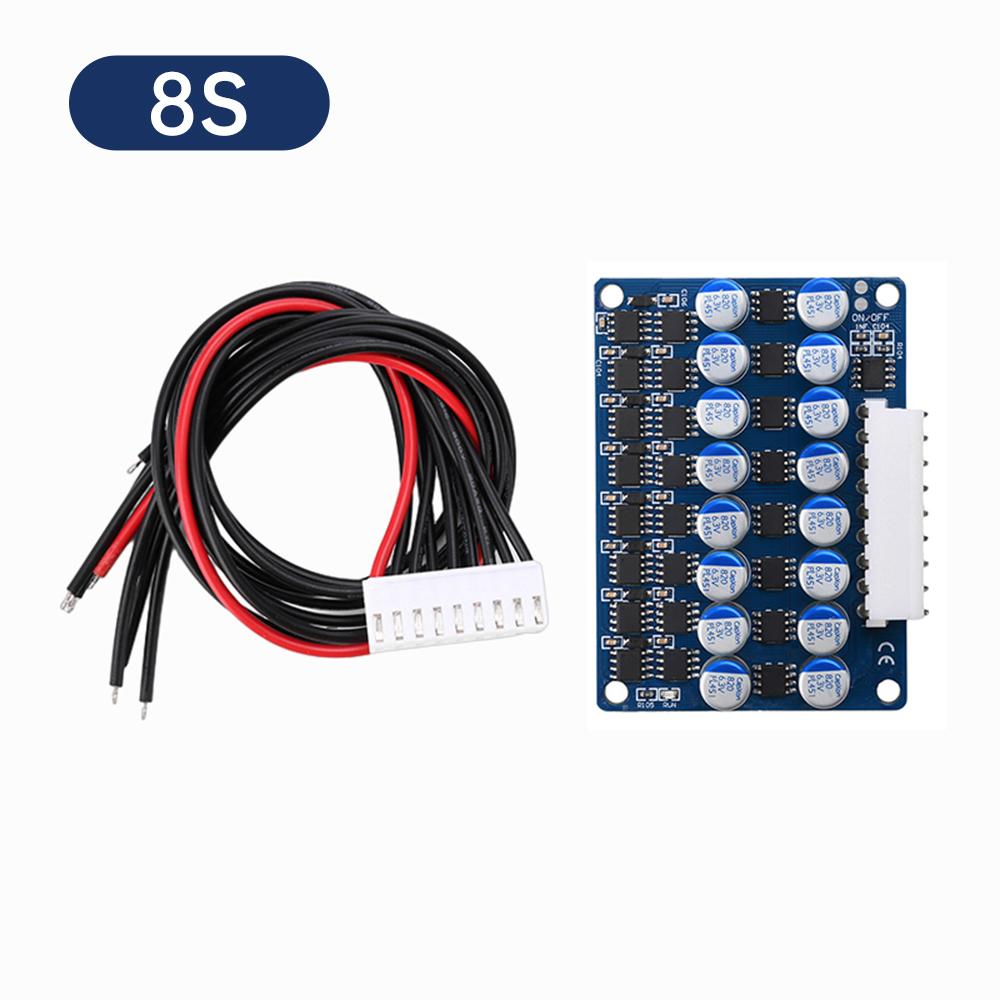 BMS 4S 6S 8S 3A Balance Li-ion Lifepo4 LTO Lithium Battery Active Equalizer Balancer Board Capacitor Equalizing Plate