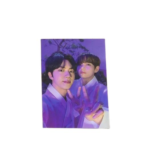 

BTS Официальная ПК Дальмачжун / Специальная памятная фотокарточка Чусок 2021 / Концепция ХАНБОК День и Ночь Photo card 07