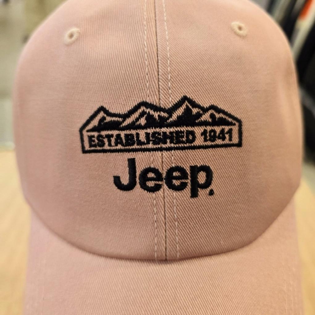 Jeep Mountain Logo Embroidered Ball Cap_JO0GCU191